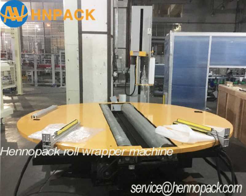 Hennopack Automatic Reel Wrapper - Efficient Paper Roll Packaging Solution